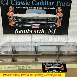 OEM 1967 Cadillac Deville Calais Fleetwood Commercial Chassis RIGHT PASSENGER SIDE FRONT BUMPER GRILL #1487634